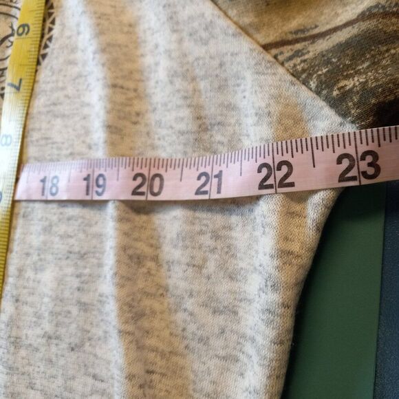 Realtree Camo Sleeves XL Lightweight Hooded Zipper Front pockets Sweatshirt - Picture 5 of 7